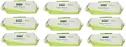 Kirkland Signature Baby Wipes, Axlked, 9 Pack(100 Wipes)