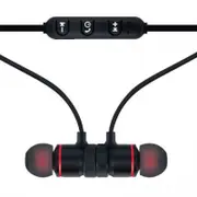 Magnetic Bluetooth Stereo Earphone Sport Earbuds Black Headsets