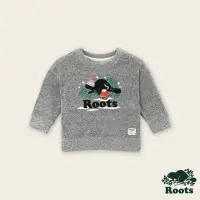 在飛比找momo購物網優惠-【Roots】Roots 嬰兒-冬日海狸系列 圓領上衣(灰色
