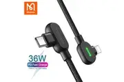 MCDODO 36W Type-C To Lightning PD Fast Charging Cable Braided Data Sync Cord For iPad iPhone