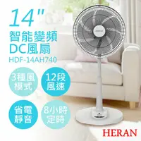 在飛比找鮮拾優惠-【HERAN 禾聯】 14吋智能變頻DC風扇 HDF-14A