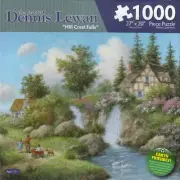 Hill Crest Falls 1000 Piece Puzzle - Dennis Lewan