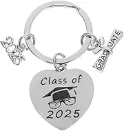 Mobestech 2025 Graduation Memory Keychain Unique Graduation Cap Keyring for Class of Stylish Commemorative Graduates Elegant and Lightweight Design for