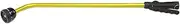 Dramm Touch-N-Flow Rain Wand – 30” Long, Green – Full Watering Flow with Trigger-Style Shut-Off Valve & Lock – High-Flow, Gentle Spray for Gardens, Hanging Baskets & Flowerbeds