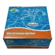 Solar LED Pool Fountain Light Show Swim Sports Floating Water Spa Waterproof
