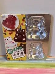 NOS Wilton 1 2 3 Little Bears cake pan makes 4 gelatin mold