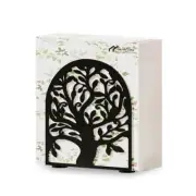 Tree of Life Metal Napkin Holder for Table,Napkin Holders for Paper Black