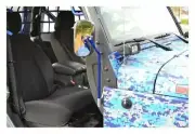 Steinjager Value Door Hinge Side Mirror Kit-Playboy Blue, for Jeep JK; J0043532