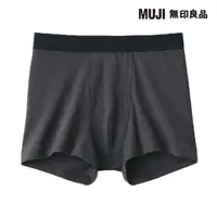 在飛比找momo購物網優惠-【MUJI 無印良品】男棉混彈性天竺拳擊內褲(共3色)