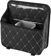 ATATHXHQay Car Seatback Organizer Car Trash Can Rear Seat Miscellaneous Umbrella Storage Box(A)