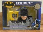 Batman Super Smile Set - toothbrush holder, toothbrush, & rinse cup
