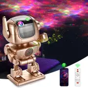 Robot Galaxy Projector, Astronaut Star Projector, LED Night Light Starry Nebu...