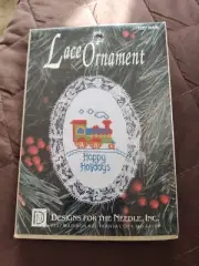 Designs for the Needle Lace Ornament Kit #1227 Train Sealed Vintage