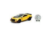 Jada 1:24 Scale Transformers 5 The Last Knight 2016 Chevy Camaro Bumblebee & Medallion