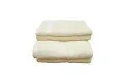 Pack of 4 Uranus Cotton Bath Towel Set Cream