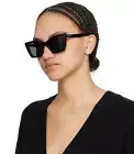 Saint Laurent Black SL 657 New Wave Sunglasses 100% Authentic