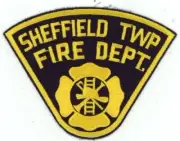 OHIO OH SHEFFIELD TOWNSHIP FIRE DEPARTMENT NICE SHOULDER PATCH POLICE SHERIFF