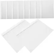 GARIOUANS 10pcs Transparent Thermal Binding Covers for Documents Protective Film for Office School and Home Elegant and Organization