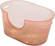 B Baosity Pet Waste Trays for Small Dogs Bedpan and Cage Supplies for Easy Cleanup, Dirty Pink