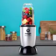 Magic Bullet Essential Personal Blender 250W Silver Portable Dishwasher Safe US