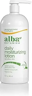 Alba Botanica Very Emollient, Unscented Body Lotion, 32 Ounce
