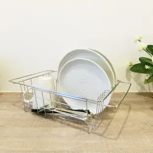 瀝水架 碗盤架 水槽架 不鏽鋼碗盤籃 Amos 台灣製【HBW006】