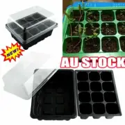 12Holes Seed Planting Box Set Nursery Pot Plant Grow Garden Germination Kit HOY