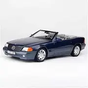 Scale Finished Model Car Diecast 1:18 Scale for Mercedes-Benz SL500 1989 Alloy Classic Nostalgic Car Model Miniature Replica Car
