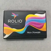 Rolio Mica Powder Pearlescent Color Pigment 24 Bottles NEW Crafts Polish Resin