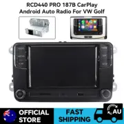 Rear USB NONAME Radio Android Auto CarPlay For VW Golf CC RCD440 PRO RCD360 330
