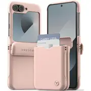 VRS Design Galaxy Z Flip 6 Case, Genuine VRS Design Terra Guard Modern Go Wallet Cover for Samsung