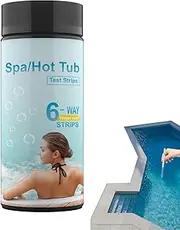 Aquarium Test Strips | Accurate Aquarium Testing Kit | Pool Test Strips, Quick Pool Testing Kit, Swimming Pool Test Strips Set for Spa, Hot Tubs, Spa Test Supplies, Pools