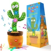Dancing Talking Cactus Baby Toy, Mimicking Recording Cactus Toy Repeats What ...