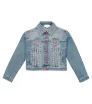 [Marc Jacobs Kids] Marc Jacobs Kids Printed denim jacket Y 12 multicoloured