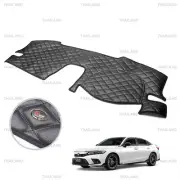 RHD Dash Mat Dashmat Dashboard Leather For Honda Civic FE 2021 - 2022