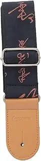 Yardwe Cotton and Linen Guitar Strap Chinese Style Guitar Belts with Durable Double Head Stylish and Safe