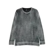 [Avant Toi] Avant Toi Frayed Crew-neck Sweater L GREY