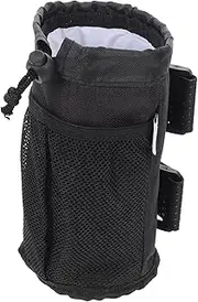VALICLUD Stroller Cup Cover Holder Water Bottle Carrier Wheelchair Bottle Pouch Water Cup Pouch Water Cup Carrier Water Bottle Cover Stroller Bottle Pouch Black Oxford Cloth