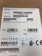 BRAND NEW SEALED 861754-K21 HPE 6TB SAS 12G 7.2K LFF SC 512e HDD 861754-B21