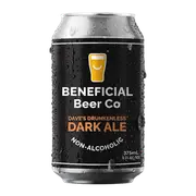 Beneficial Beer Dave's Drunkenless Dark Ale 375ml Can