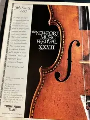 1995 Print Ad For The Newport Music Festival XXVII