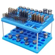 Metal Chuck Tool Holder Durable Storage Plastic Case CNC Machine Mill Parts Box