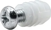 [ReplacementScrews] Plastic Sleeve and Screw for IKEA Part 102267 & 105163 (Pack of 2)