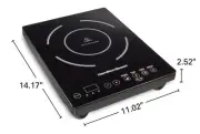Hamilton Beach Portable Single Induction Cooktop Countertop