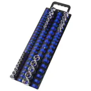 80-Piece Portable Socket Organizer Steel Tray with Handle - Heavy Duty Socket...