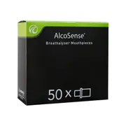 50pc Alcosense Washable AlcoSense/Wingmate/Sobermate Breathalysers Mouthpieces