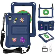 For iPad Air 11 inch 2024 Kids EVA Shockproof Tablet Case with Strap