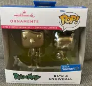 Funko POP! Exclusive Gold Chase Owen & Blue Hallmark Christmas Ornaments