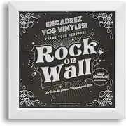 ROCK ON WALL -WHITE- (ONLY SOLD IN A BOX OF 10)