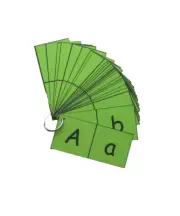 Teacher Made Literacy Learning Resource Uppercase/Lowercase Alphabet Ring